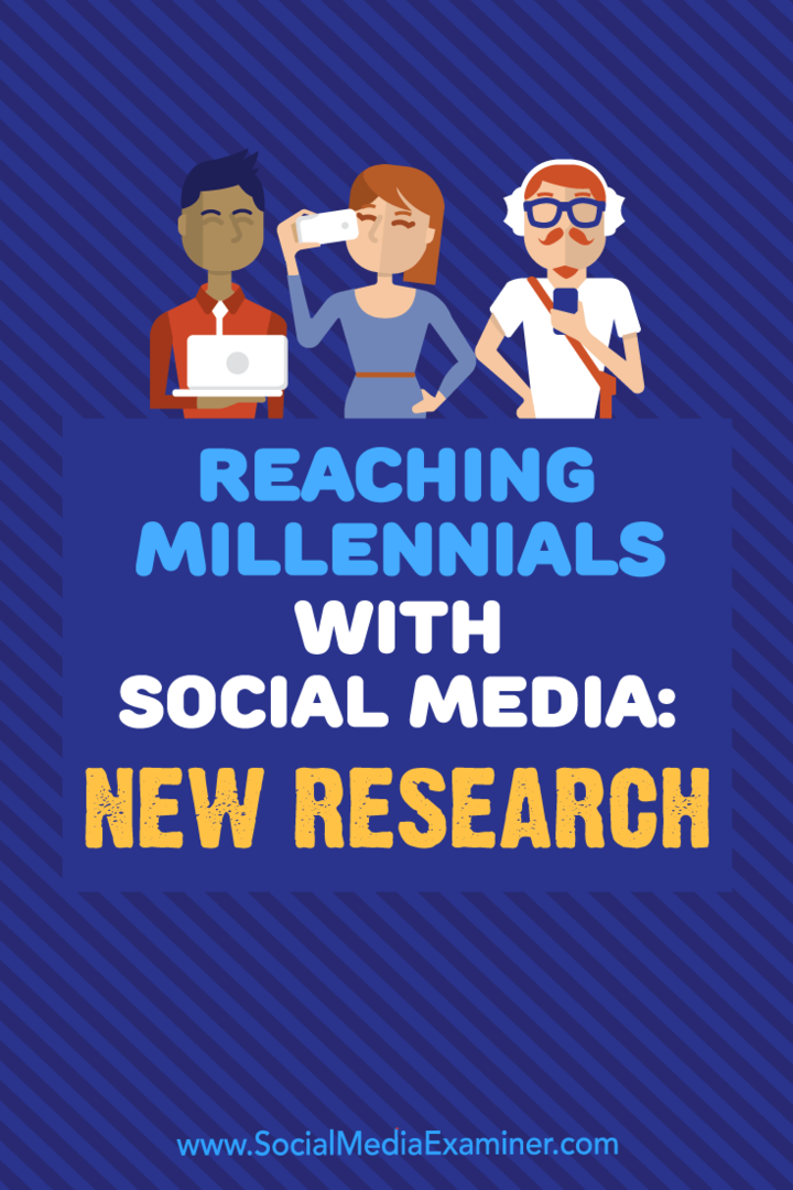 Достигането на хилядолетия със социалните медии: Ново изследване: Проверка на социалните медии