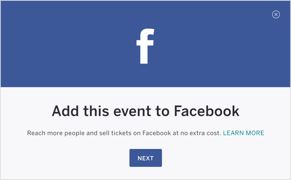 След като вашето събитие Eventbrite бъде настроено, публикувайте го и го добавете към Facebook.