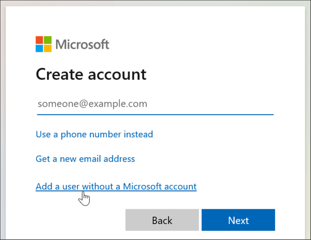 добавяне на потребител без акаунт в Microsoft