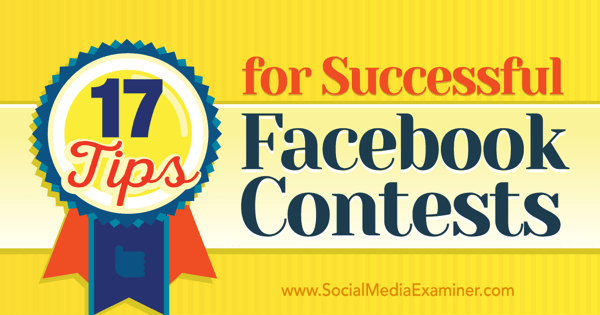 съвети за успешни facebook състезания
