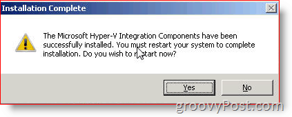 Инсталирайте Hyper-V интеграционни услуги