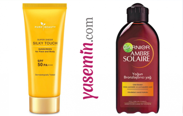 Слънцезащитен крем Silky Touch Body Body Spf 50 & Ambre Solaire Intense Bronzing Sun Oil