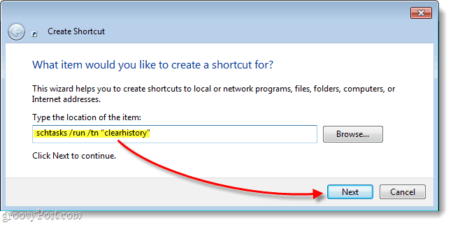 как да превърнете задачата на Windows в пряк път