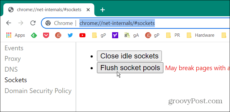 Коригирайте ERR_SPDY_PROTOCOL_ERROR в Chrome