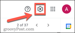 Икона за настройки на Gmail