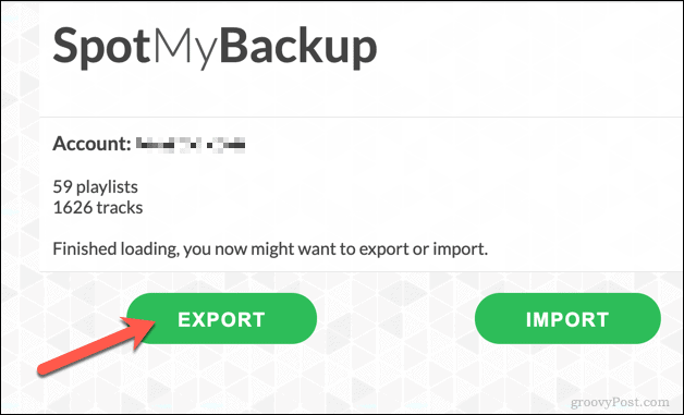 Експортиране на Spotify плейлисти с помощта на SpotMyBackup