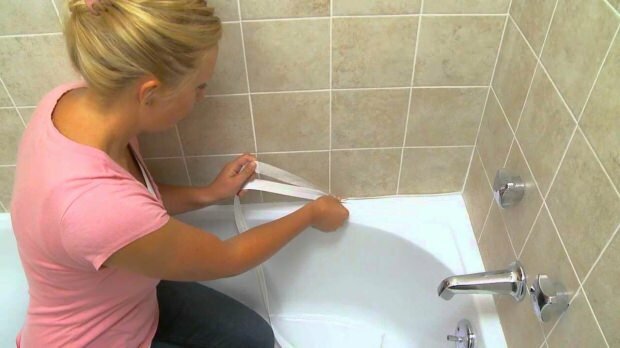 Как да използвате облицовката на ръба на ваната
