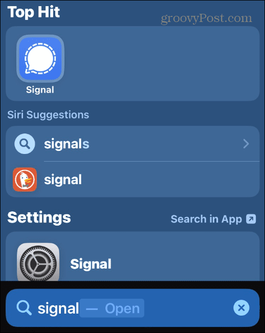 Премахнете бутона за търсене от началния екран на iPhone