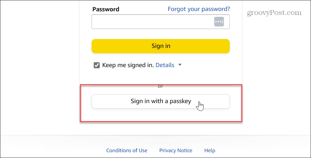влезте с парола