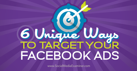 шест начина за насочване на реклами във facebook