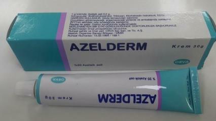 Какво прави Azelderm крем? Как да използвате крем Alzerderm? Azelderm крем цена