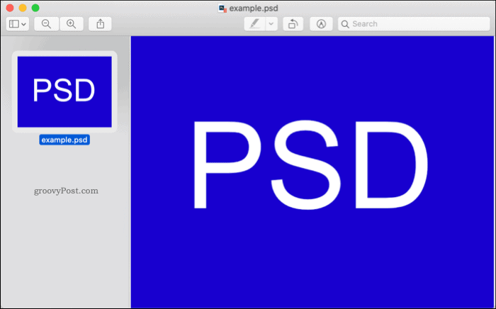 Отваряне на PSD файл в macOS