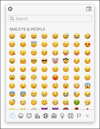 активирайте клавиатурата на emoji macos