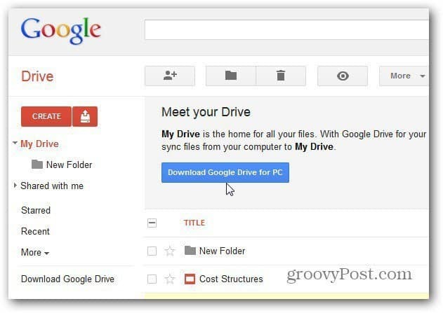 Изтегляне на Google-Drive