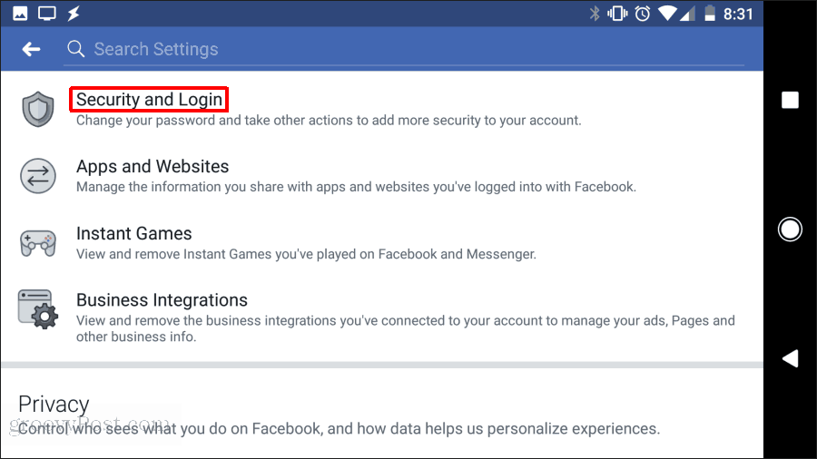 facebook сигурност и вход