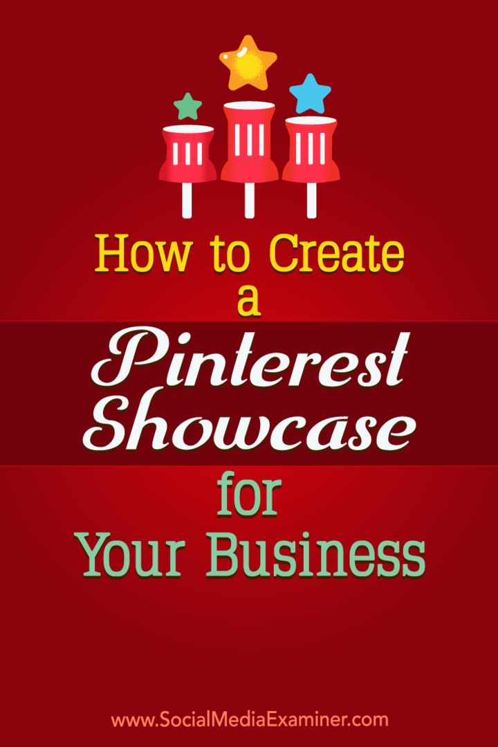 Как да създадете витрина на Pinterest за вашия бизнес от Kristi Hines в Social Media Examiner.