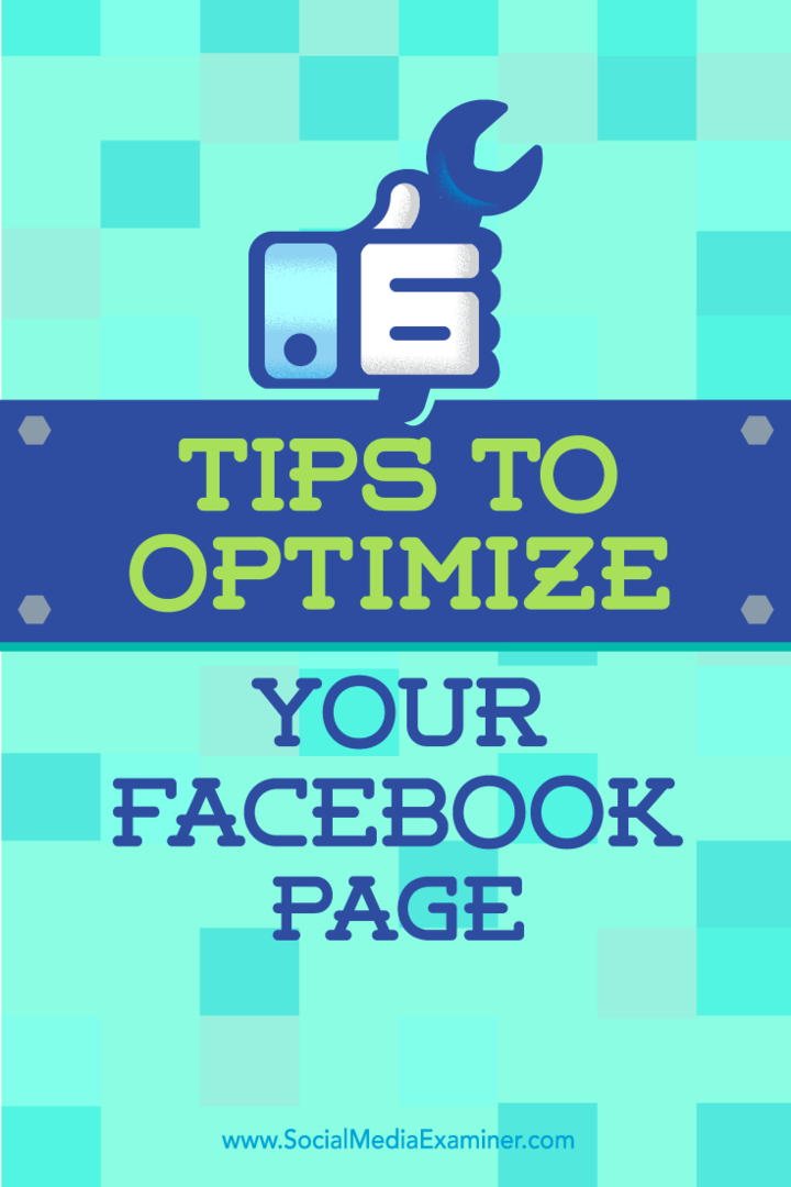 6 съвета за оптимизиране на вашата страница във Facebook: Проверка на социалните медии