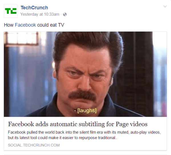 Facebook разширява автоматизираното надписване на видеоклипове до американските Facebook страници на английски език.