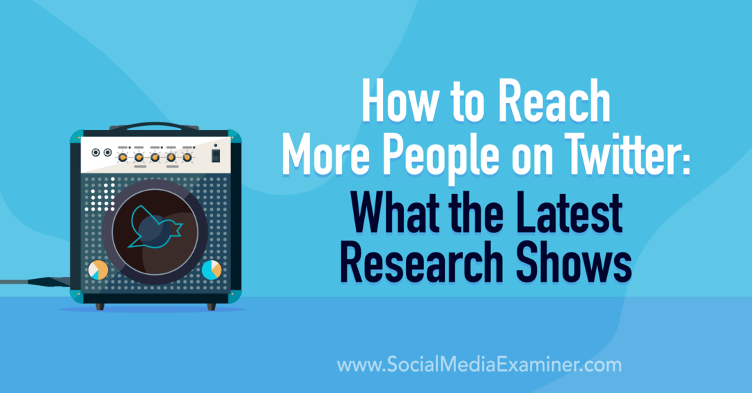 Как да достигнете до повече хора в Twitter: Какво показват последните изследвания в Social Media Examiner