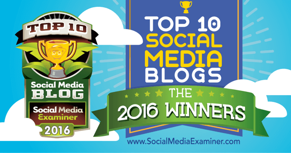 Конкурс за десет най-добри социални медии за 2016 г.
