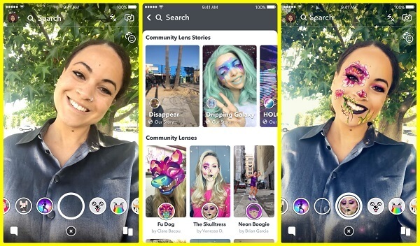 Snapchat ще пусне Lens Explorer, по-лесен начин за откриване и отключване на хиляди обективи, построени от Snapchatters по целия свят.