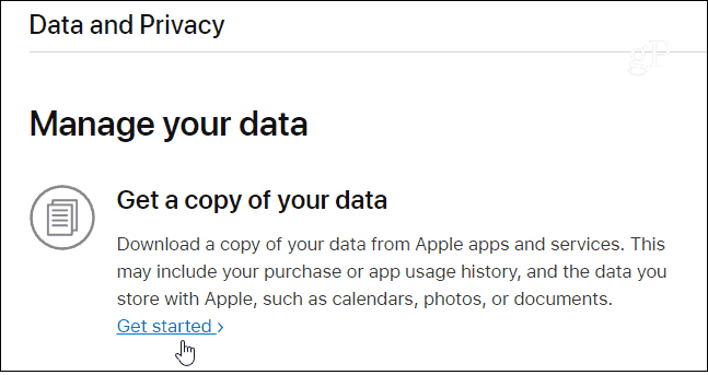 Вземете копие на Apple Data