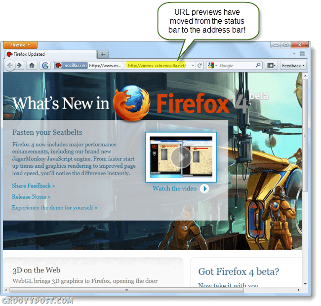 Firefox 4 Beta 7 се възвърна на двигателите