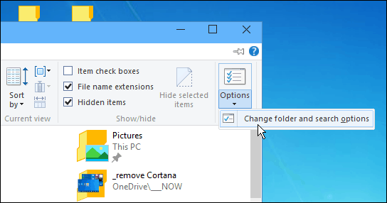 Изглед на Windows 10 File Explorer