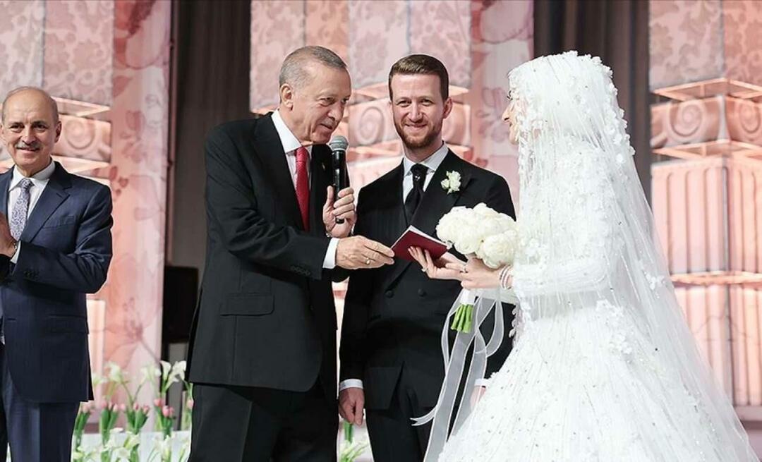 Президентът Реджеп Тайип Ердоган беше свидетел на сватбата на своя племенник!
