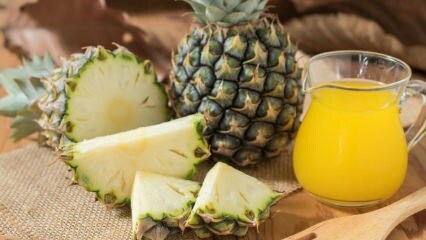 Какви са ползите от ананас и ананасов сок? Ако пиете обикновена чаша сок от ананас?