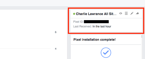 Намерете своя пикселен идентификатор във вашия Facebook Ads Manager.