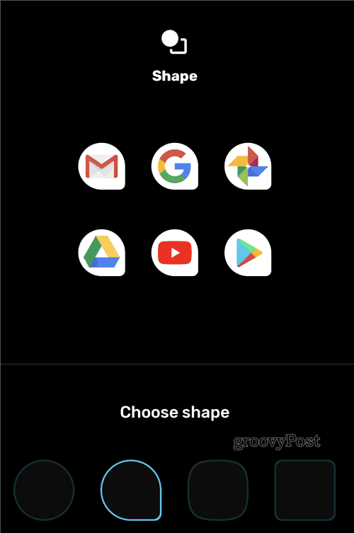 Икона на менюто на Google Pixel Style
