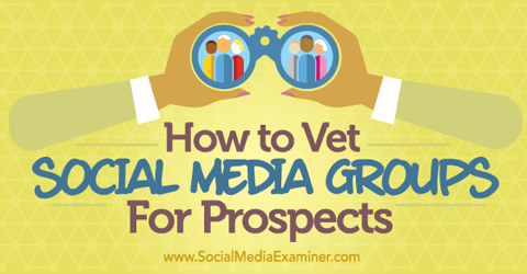 ветеринарни групи за социални медии за потенциални клиенти