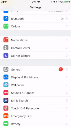 Добавете функцията за запис на екрана към Центъра за управление на вашето iOS устройство.