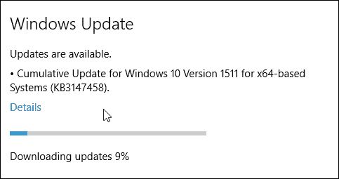 Кумулативна актуализация на Windows 10 KB3147458