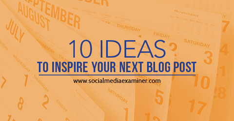 10 идеи за вдъхновение от публикацията в блога