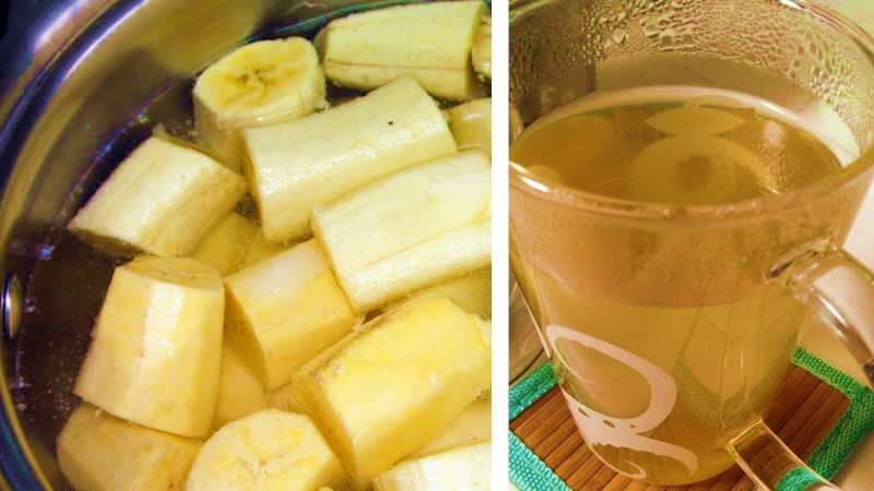 бананов чай ​​съдържа високи нива на калий