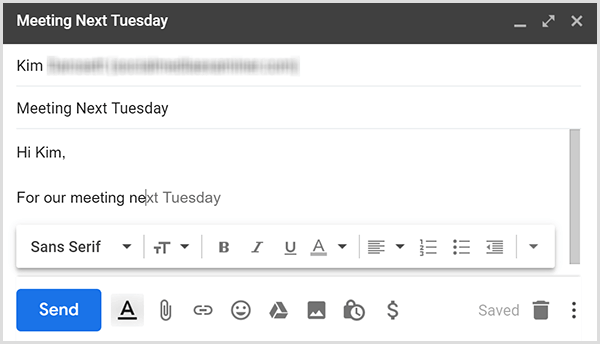 Gmail Smart Compose използва предсказуем текст, за да ви помогне бързо да пишете имейли.