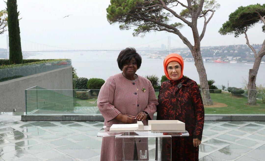 Първата дама Ердоган се срещна със съпругата на президента на Република Мозамбик!