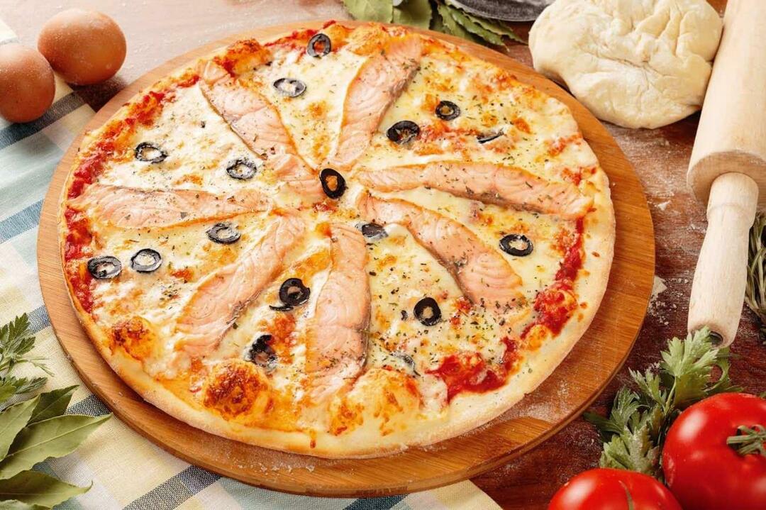 Рецепта за пица със сьомга