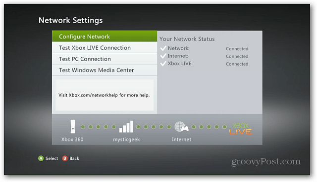Xbox Network Settings