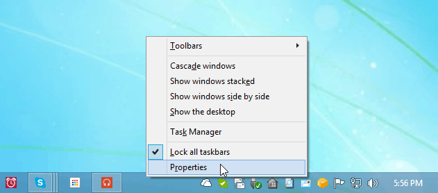 Съвет за актуализиране на Windows 8.1: Спрете съвременните приложения да се показват на лентата на задачите