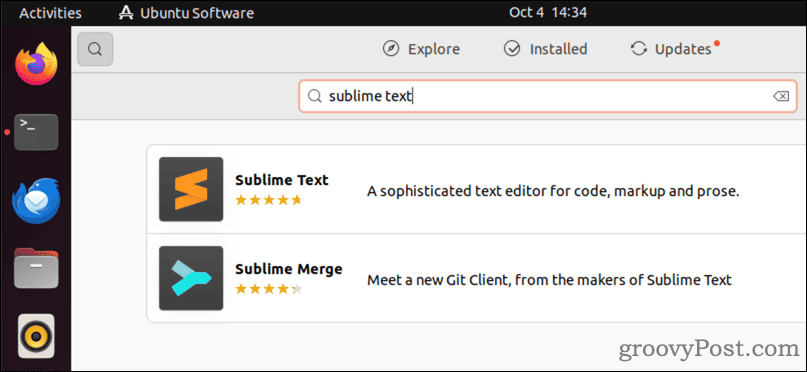 Търсете Sublime Text