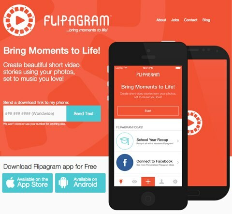 приложението flipagram