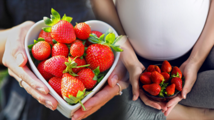 Яденето на ягоди оцветява по време на бременност? Полът от ягоди определя ли по време на бременност?