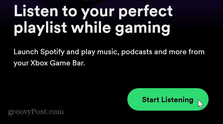 започнете да слушате игровата активност на spotify