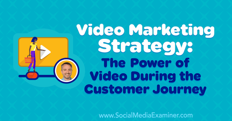 Стратегия за видео маркетинг: Силата на видеото по време на пътуването на клиента, включващо прозрения от Бен Амос в подкаста за социални медии.