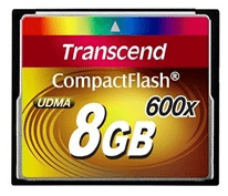 Transcend CompactFlash 8GB карта с памет