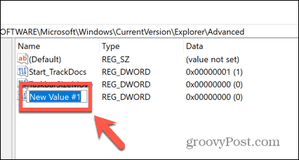 windows 11 изберете dword