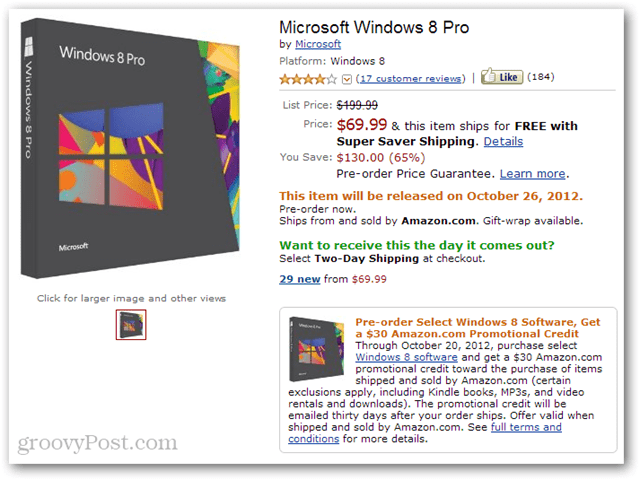Промо отстъпка за сделката с код на купона за Windows 8